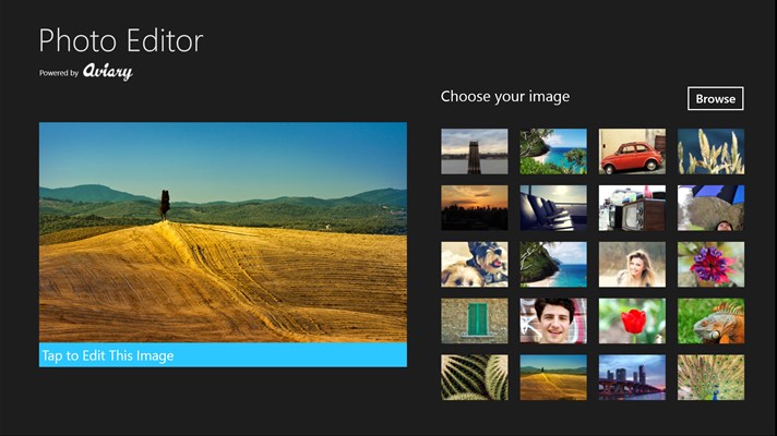 Photo Editor App for Windows 10